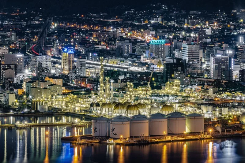 周南工場夜景